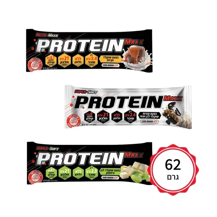 חטיף חלבון פרוטאין מקס 24 יח׳ / Protein Max