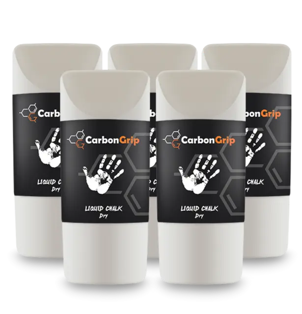 מגנזיום נוזלי במבצע כמות חמישיות של 100 מ״ל / Carbongrip Liquid Chalk Dry