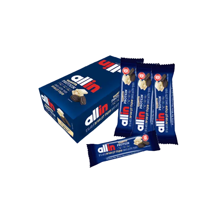 חטיפי חלבון אול אין 24 יח׳ (טעמים לבחירה) / Protein Bar Allin