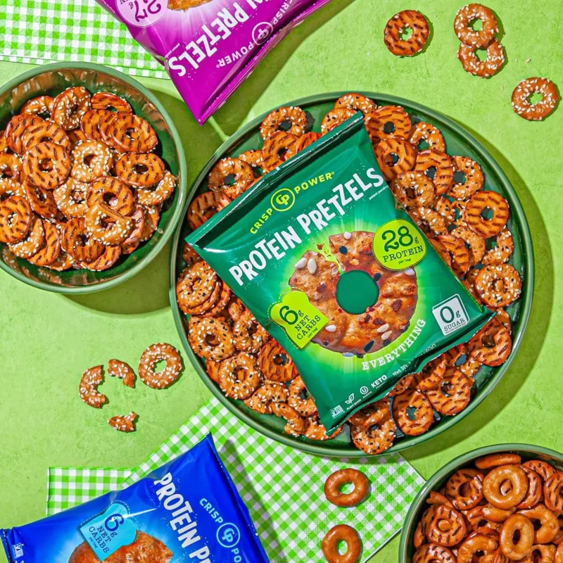בייגלה חלבון מועשר בחלבון 6 י״ח / Protein Pretzels Crisp Power