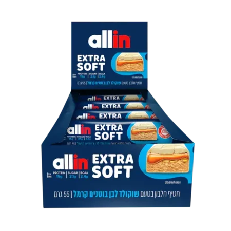 חטיף חלבון אול אין אקסטרה סופט 18 יח׳ / Allin Extra Soft