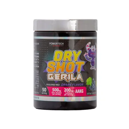 קדם אימון דריי שוט סוכריות קופצות / Dry Shot Pre Workout