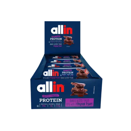 חטיפי חלבון אול אין 24 יח׳ (טעמים לבחירה) / Protein Bar Allin
