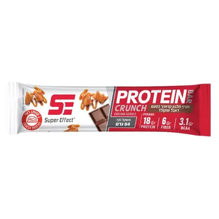 חטיפי חלבון סופר אפקט קראנץ 18 יח׳ / SE Supper Effect Protein Bar