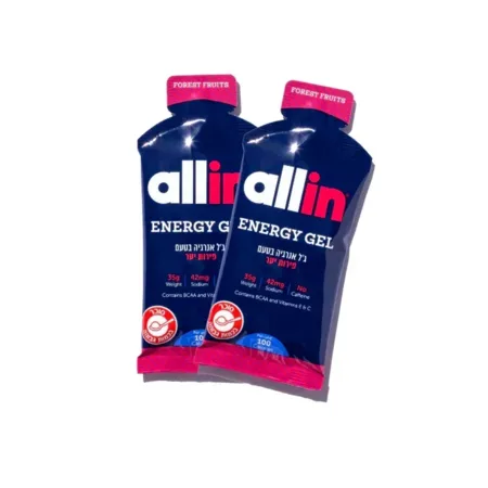 ג׳ל אנרגיה אול אין / Allin Energy Gel / מכיל 24 יחידות ג'ל