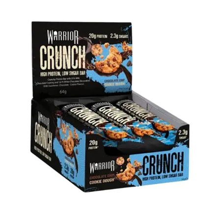 חטיפי חלבון ווריאור קראנץ' מבצע זוגות / 24 יח' Warrior Crunch Protein Bar