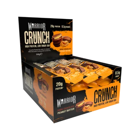 חטיפי חלבון ווריאור קראנץ' מבצע זוגות / 24 יח' Warrior Crunch Protein Bar