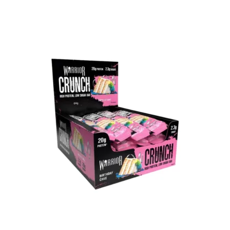 חטיפי חלבון ווריאור קראנץ' מבצע זוגות / 24 יח' Warrior Crunch Protein Bar