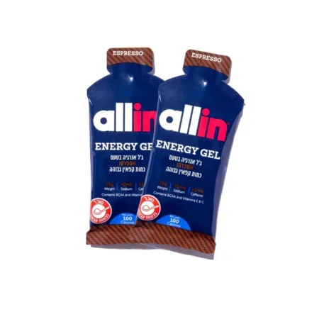 ג׳ל אנרגיה אול אין / Allin Energy Gel / מכיל 24 יחידות ג'ל