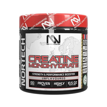 קריאטין מונוהיידרט מיקרונייזד נורטק / Creatine Monohydrate Nortech
